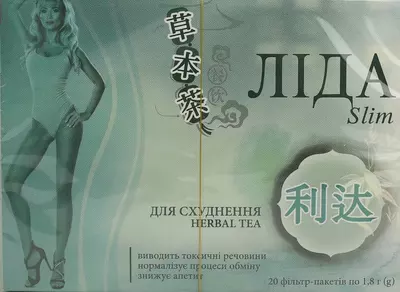 Фиточай Ключи Здоровья Лида Слим (Slim) для похудения в фильтр-пакетах 1,8 г №20 — Фото 1