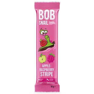 Конфеты натуральные Улитка Боб (Bob Snail) яблоко-малина 14 г — Фото 1