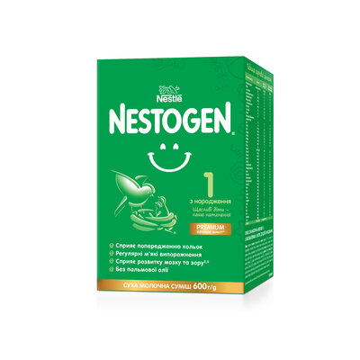 Смесь молочная Нестле Нестожен 1 (Nestle Nestogen) с рождения 600 г — Фото 1