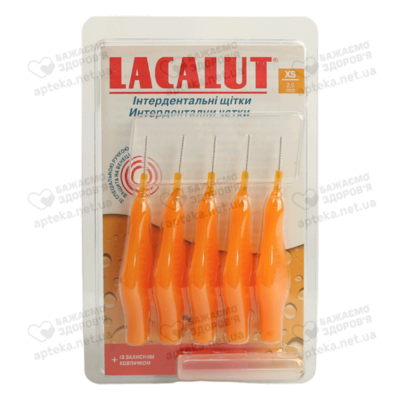 Зубная щетка Лакалут (Lacalut) интердентальная размер XS 5 шт — Фото 1