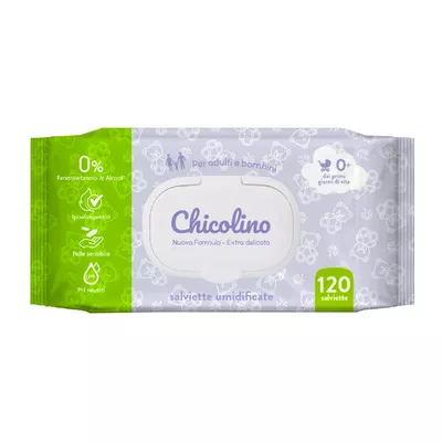 Салфетки влажные Чиколино (Chicolino) для детей 120 шт — Фото 1