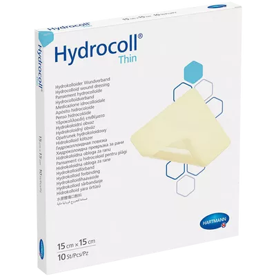 Пов'язка гідроколоїдна Гідроколл (Hydrocoll) розмір 15 см*15 см 1 шт — Фото 1