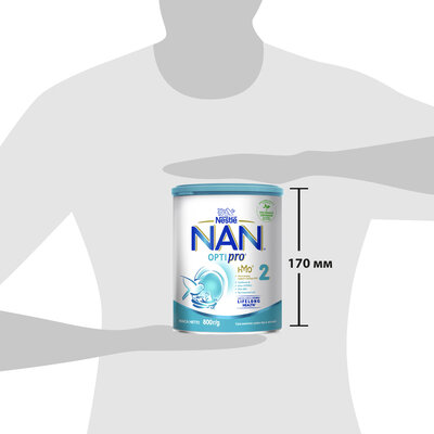 Смесь молочная Нестле Нан 2 (Nestle NAN) с 6 месяцев 800 г — Фото 6