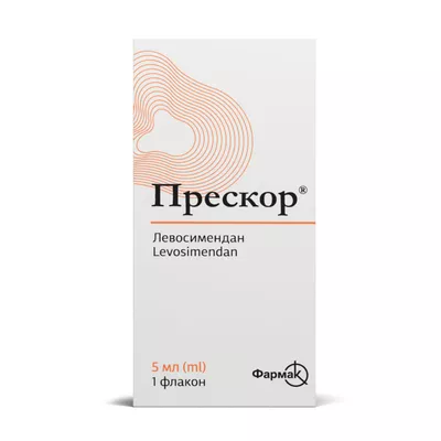 Прескор концентрат для приготування розчину для інфузій 2,5 мг/мл флакон 5 мл — Фото 1
