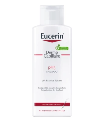 Юцерин (Eucerin) ДермоКапіляр шампунь рН5 м'який для чутливої шкіри голови 250 мл — Фото 1