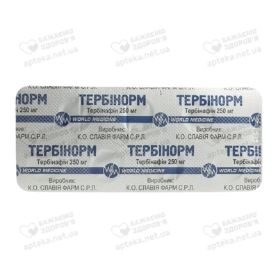 Тербинорм таблетки 250 мг №14 — Фото 4