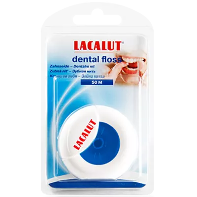 Зубна нитка Лакалут (Lacalut) 50 м — Фото 1