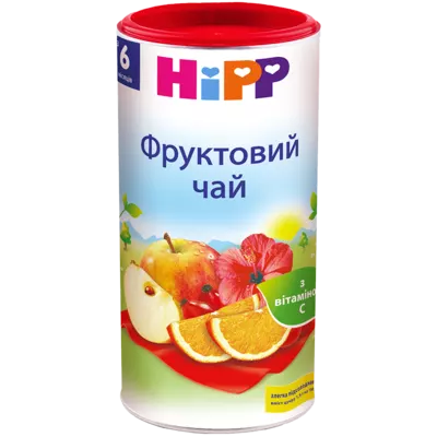 Чай Хипп (HiPP) фруктовый с 6 месяцев 200 г — Фото 1