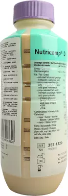 Нутрикомп Д нейтральный питание диетическое для энтерального применения 500 мл — Фото 1