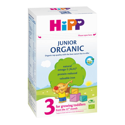 Суміш молочна Хіпп 3 (HiPP) Органік для дітей з 12 місяців 500 г — Фото 1