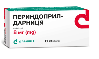 Периндоприл-Дарница таблетки 8 мг №30 — Фото 1