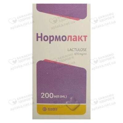 Нормолакт сироп 670 мг/мл флакон 200 мл — Фото 1
