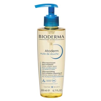 Біодерма (Вioderma) Атодерм олія для душу для атопічної шкіри 200 мл — Фото 1