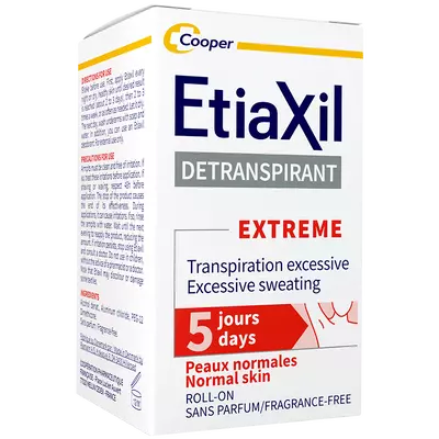 Етіаксіл (Etiaxil) Екстрім дезодорант-антиперспірант кульковий для нормальної шкіри від підвищеного потовиділення 15 мл — Фото 2