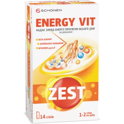 Зест (ZEST) Енерджи Віт ородисперсні гранули в стіках №14 — Фото 1