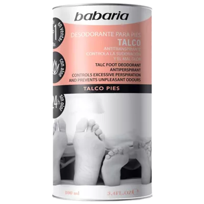 Бабария (Babaria) Дезодорант-тальк для ног Алоэ Вера 100 мл — Фото 1