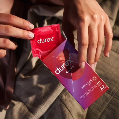 Презервативи Дюрекс (Durex Elite) особливо тонкі 12 шт — Фото 6