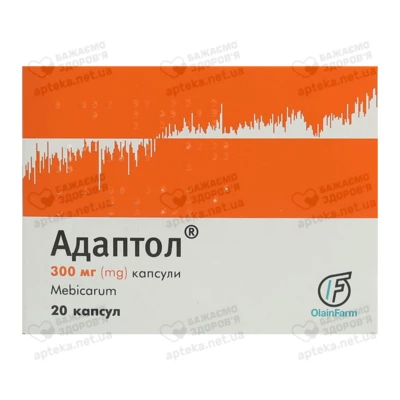 Адаптол капсули 300 мг №20 — Фото 1