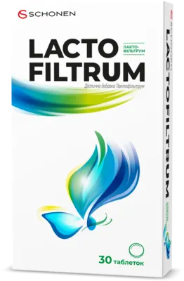 Лактофільтрум дієтична добавка для підтримки мікрофлори кишківника таблетки №30 — Фото 4