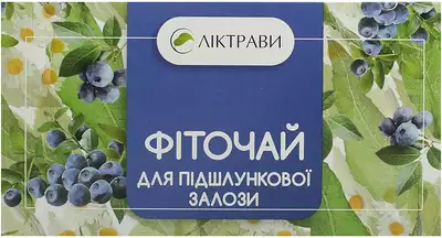 Фіточай Для підшлункової залози у фільтр-пакетах 1,5 г №20 — Фото 1