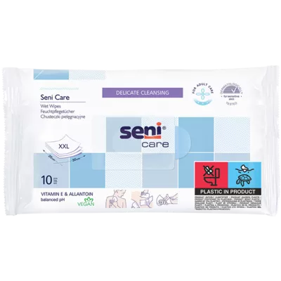 Серветки вологі Сені Кеа (Seni Care) 10 шт — Фото 1