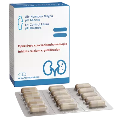 Літ-Контрол Літура рН Беленс капсули №60 — Фото 2