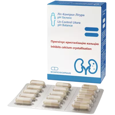Літ-Контрол Літура рН Беленс капсули №60 — Фото 6