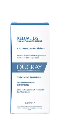 Дюкрей (Ducray) Келюаль DS шампунь проти стійкої вираженої лупи та свербежу 100 мл — Фото 1