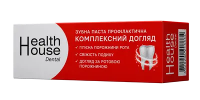 Зубна паста профілактична Комплексний Догляд 130 г, Хелз Хаус — Фото 1