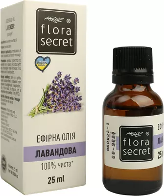 Олія ефірна лаванди Флора Сікрет (Flora Sеcret) 25 мл — Фото 3