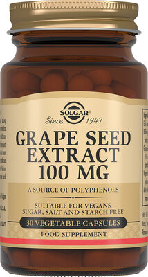 Солгар (Solgar) Виноградних кісточок екстракт капсули 100 мг №30 — Фото 1