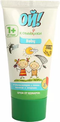 Ой Комарики Baby крем від комарів з 1 року 50 мл — Фото 1