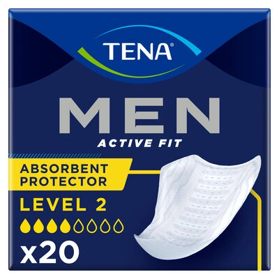 Прокладки урологічні чоловічі Тена Фор Мен Актив Фіт Левел 2 (Tena For Men ActiveFit Level 2) 20 шт — Фото 2