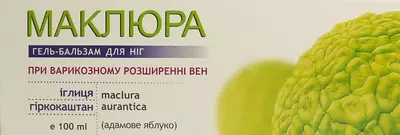 Маклюра гель-бальзам для ніг іглиця та гіркокаштан 100 мл — Фото 1