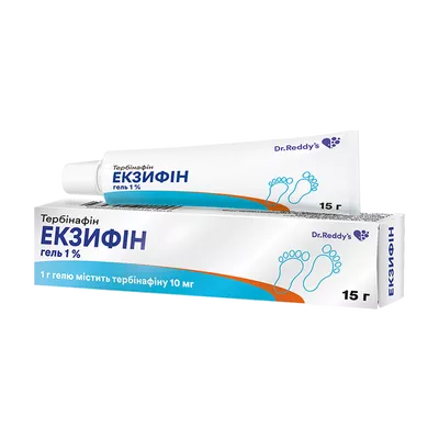 Екзифін гель 1% туба 15 г — Фото 1