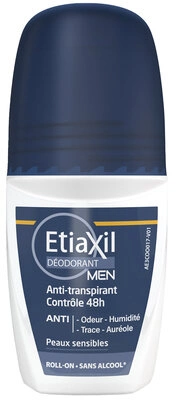 Этиаксил (Etiaxil) Мен Защита 48 часов дезодорант-антиперспирант шариковый для мужчин 50 мл — Фото 1