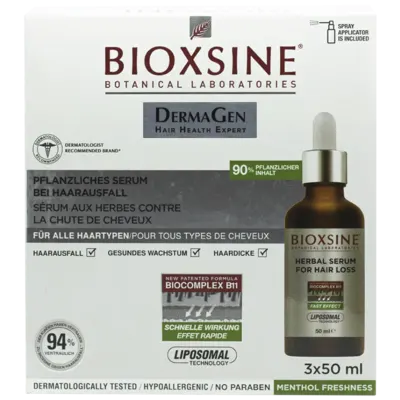 Биоксин (BIOXSINE) ДермаДжен растительная сыворотка от выпадения волос 50 мл №3 — Фото 1