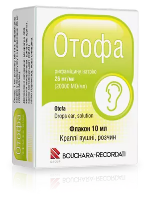 Отофа краплі вушні флакон 10 мл — Фото 1