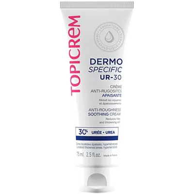 Топікрем (Topicrem) Дермо Специфік UR-30 крем для вирівнювання загрубілих недоліків шкіри 75 мл — Фото 1