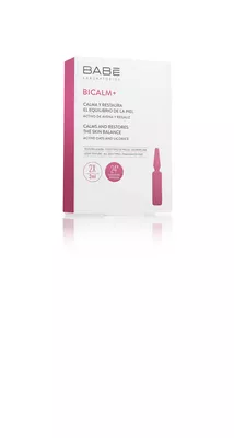 Бабе Лабораторіос (Babe Laboratorios) Бікалм+ концентрат для усунення проявів куперозу та подразнень на шкірі ампули 2 мл 2 шт — Фото 1