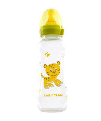 Пляшечка Бебі Тім (Baby Team) 1310 з латексною соскою 250 мл — Фото 1