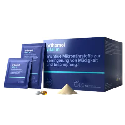 Ортомол Витал М (Orthоmol Vital M) для мужчин гранулы + таблетки + капсулы на курс 30 дней — Фото 1