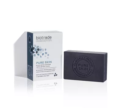 Биотрейд (Biotrade) Пьюр Скин мыло-детокс для лица и тела 100 г — Фото 1