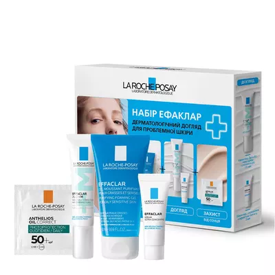 Ля Рош (La Roche-Posay) Эфаклар Дуо + М набор дерматологический для проблемной кожи лица — Фото 1