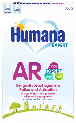 Смесь Хумана (Humana) AR Expert антирефлюксная с 0 месяцев 300 г — Фото 1
