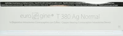 Внутриматочное противозачаточное средство Еврогайн (Eurogine) T 380 Ag Normal (Cu 380+Ag) — Фото 1