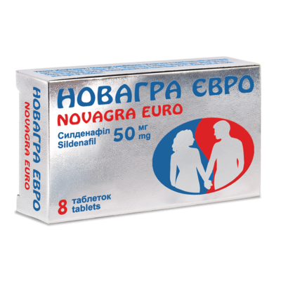 Новагра Євро таблетки 50 мг №8 — Фото 1