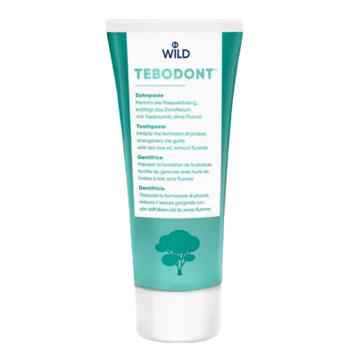 Зубная паста Тебодонт (Dr.Wild Tebodont) без фторида с маслом чайного дерева 75 мл — Фото 1