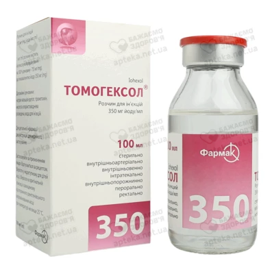 Томогексол раствор для инъекций 350 мг йода/мл флакон 100 мл — Фото 4