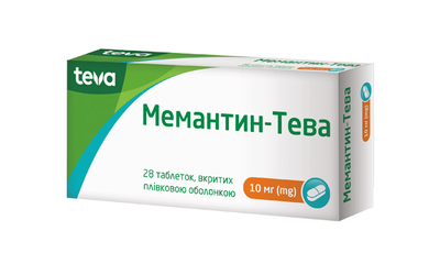 Мемантин-Тева таблетки 10 мг №28 — Фото 1